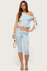 Adara Tie Capri Pants