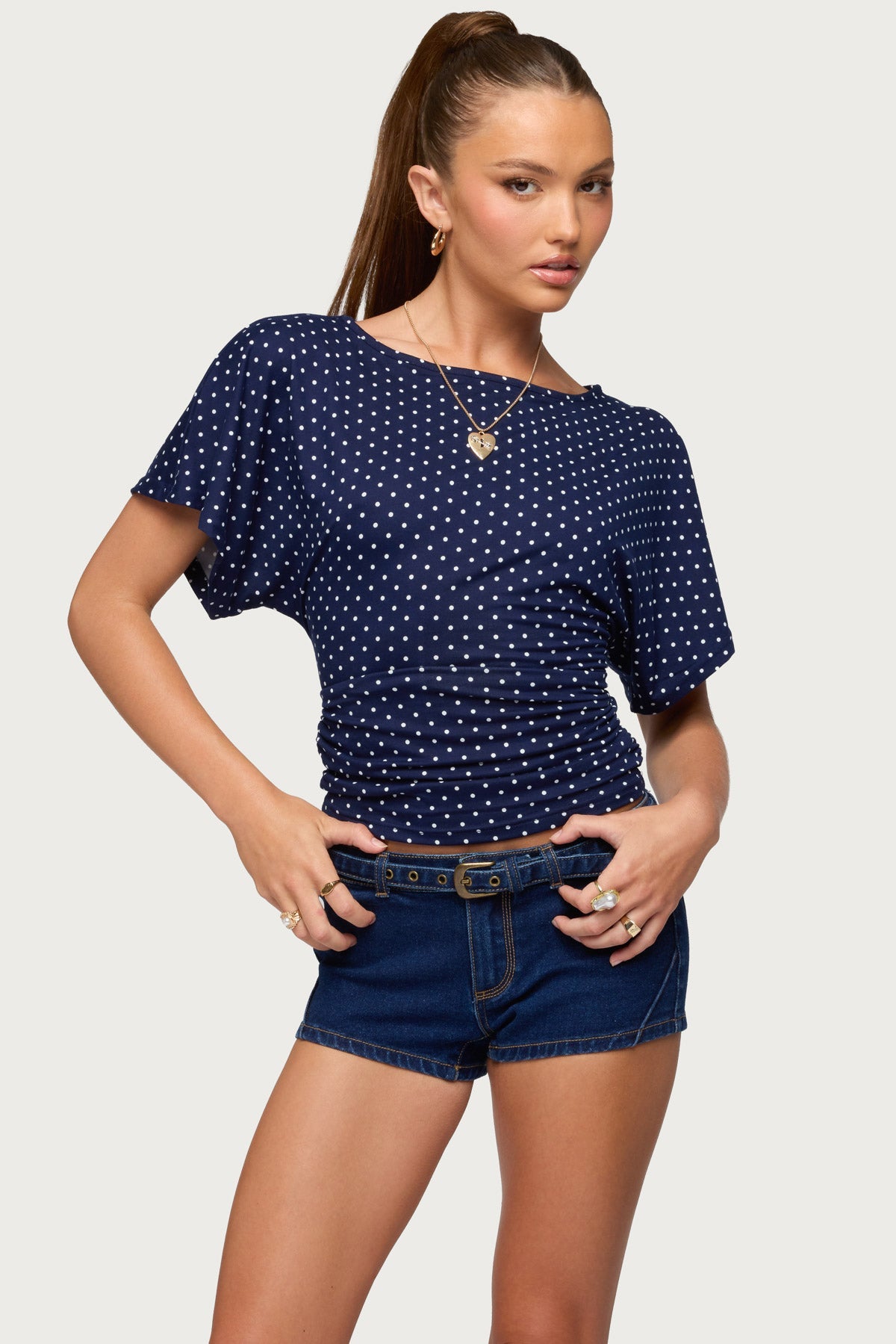 Abriana Ruched Waist Top