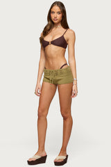 Ainara Crochet Micro Shorts