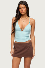 Alitah Bead Textured Tank Top