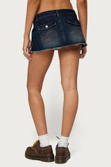 Adania Denim Mini Skort