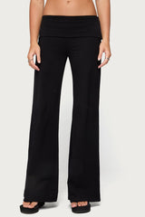 Angel Energy Sequin Foldover Pants